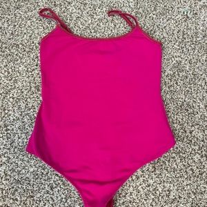 Pink bodysuit